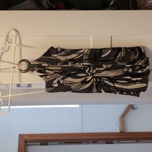 Sky Halter shirt with embellished hardware